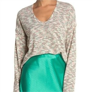 Codexmode V-neck Space Dye Sweater